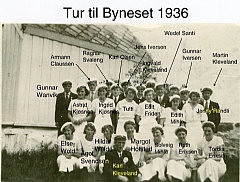 Tur til Byneset 1936 