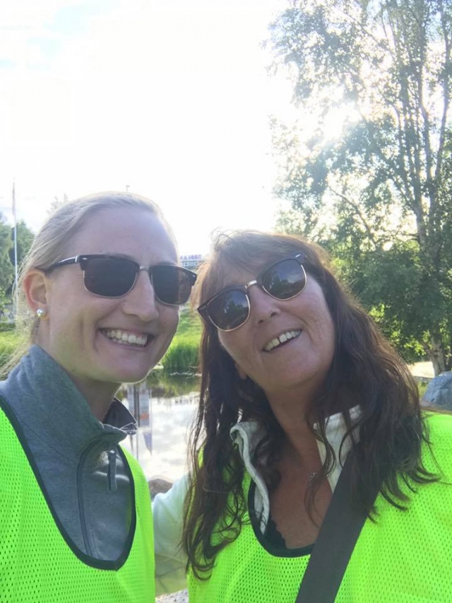 Fra dugnad på John Fogerty-konsert i Granåsen sommeren 2017. Foto: Mari H. Bakken