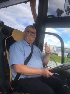 Kjekt med egen bussjåfør på tur 