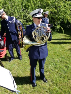 Oppvarming før utekonsert 11. juni 2017 Foto: Wenche Moflag Fyhn