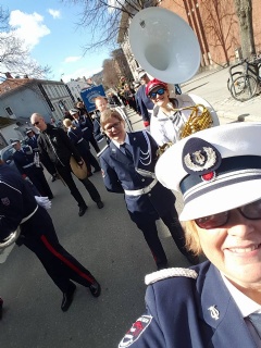 1. mai 2017: Selfie ved Katta Foto: Linda Aune