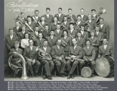 Byåsen Musikorps 1959 Med navn på medlemmen